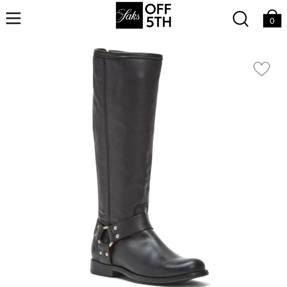 Black FRYE Women’s 7.5 Harness Boot